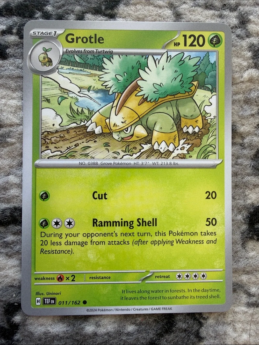 Turtwig & Grotle Evolution Line Lot | Brilliant Stars + Temporal Forces | ✨5/$25